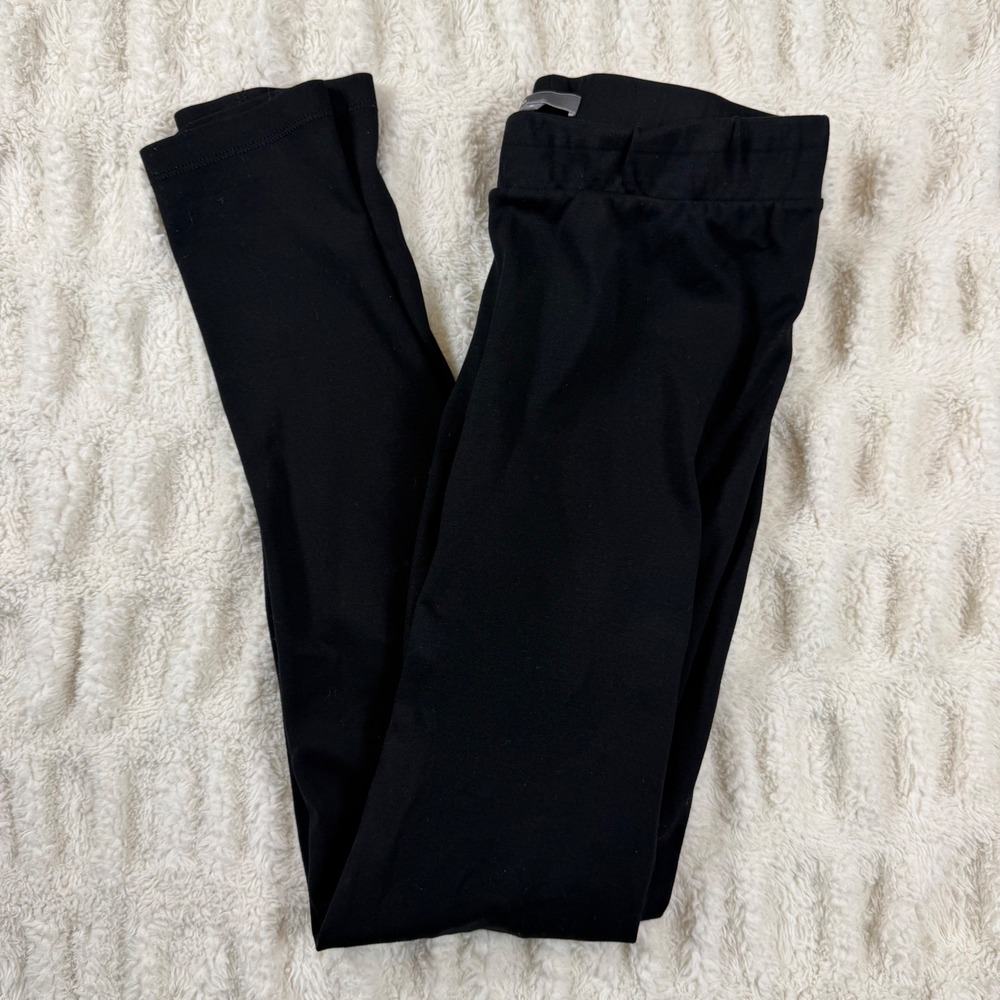 Vince Black Viscose Blend Slim Leg Leggings Pants V0177-20408 Made in USA M